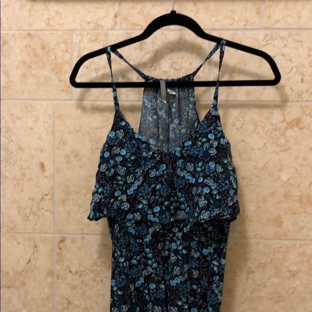 Blue Floral Maxi